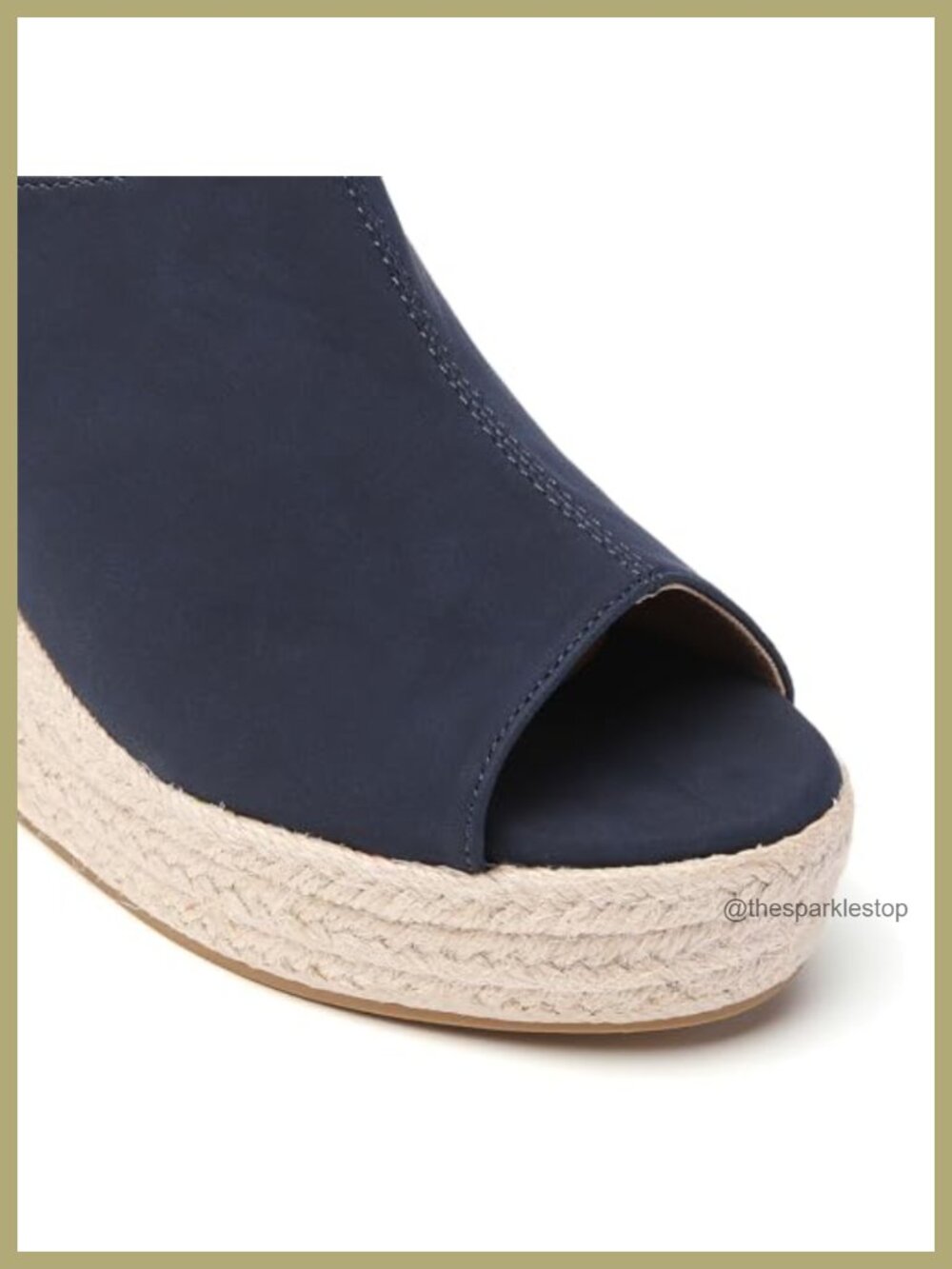 Women's Wedge Espadrilles Sandals Memory Foam Comfort - Picture 3 of 6